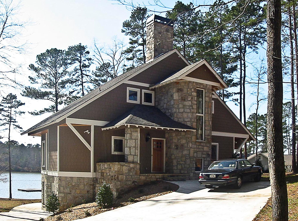 Georgia Lake House Residential Architecture front elevation